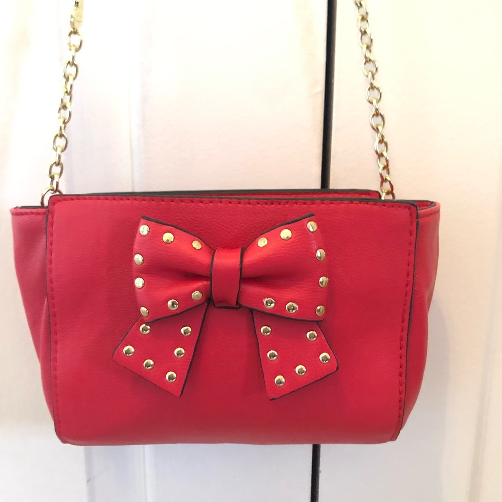 Red Betsey Johnson Purse